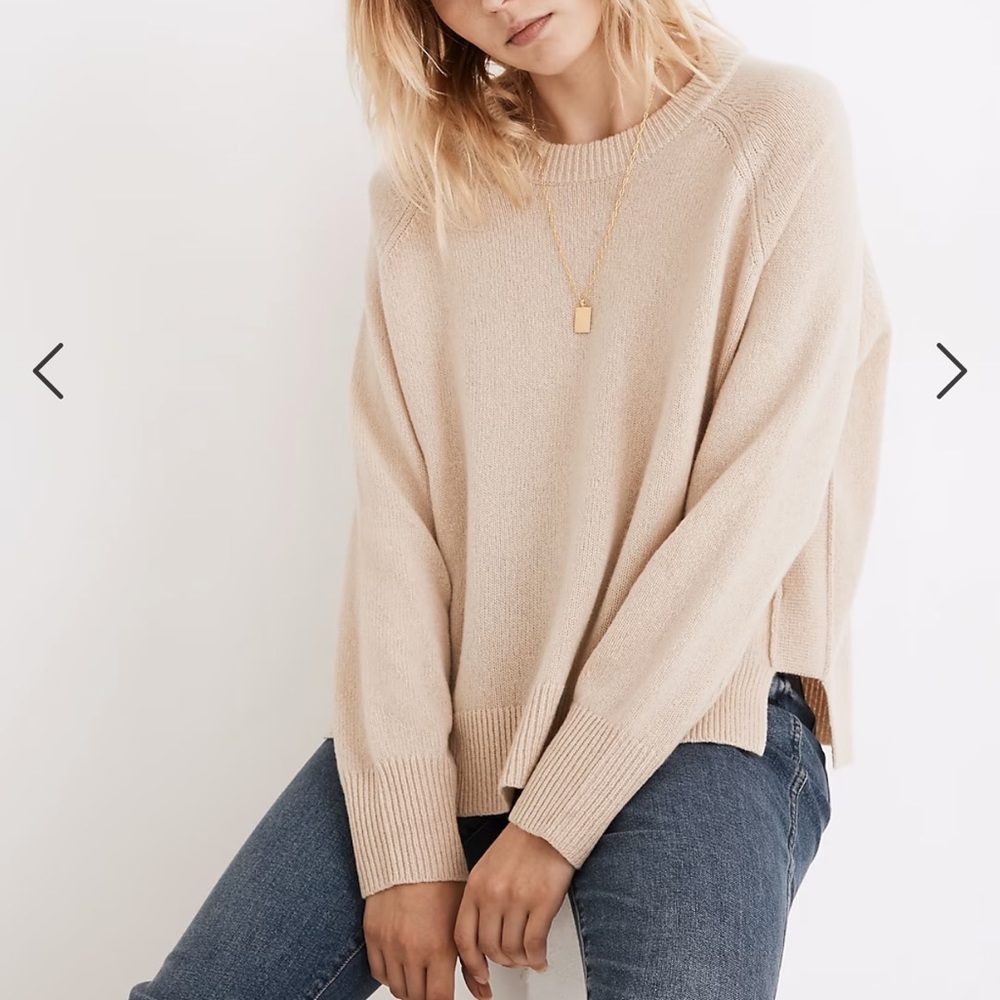 Madewell (Re)sourced Cashmere Crewneck Sweater